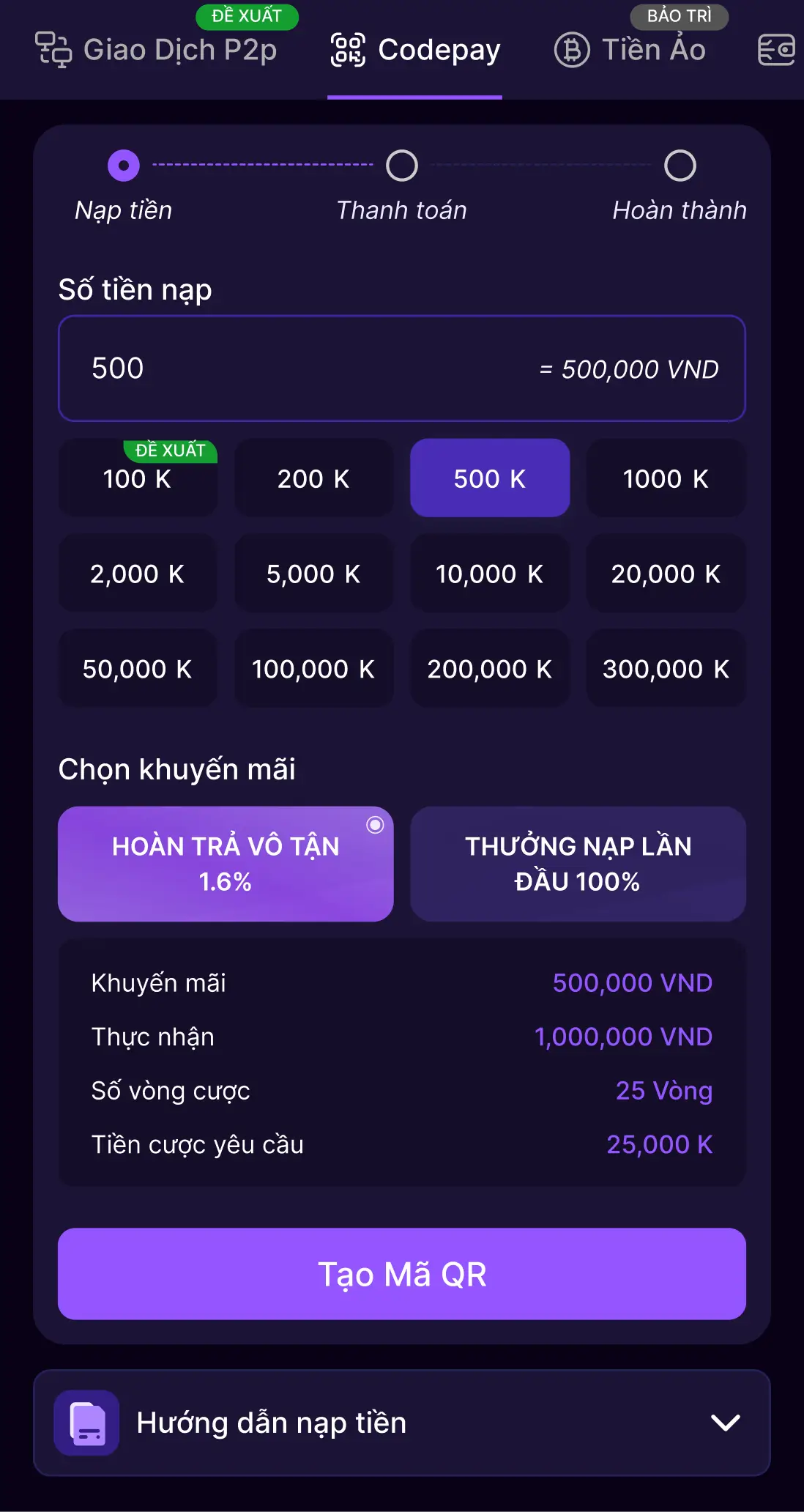 Bước 1: